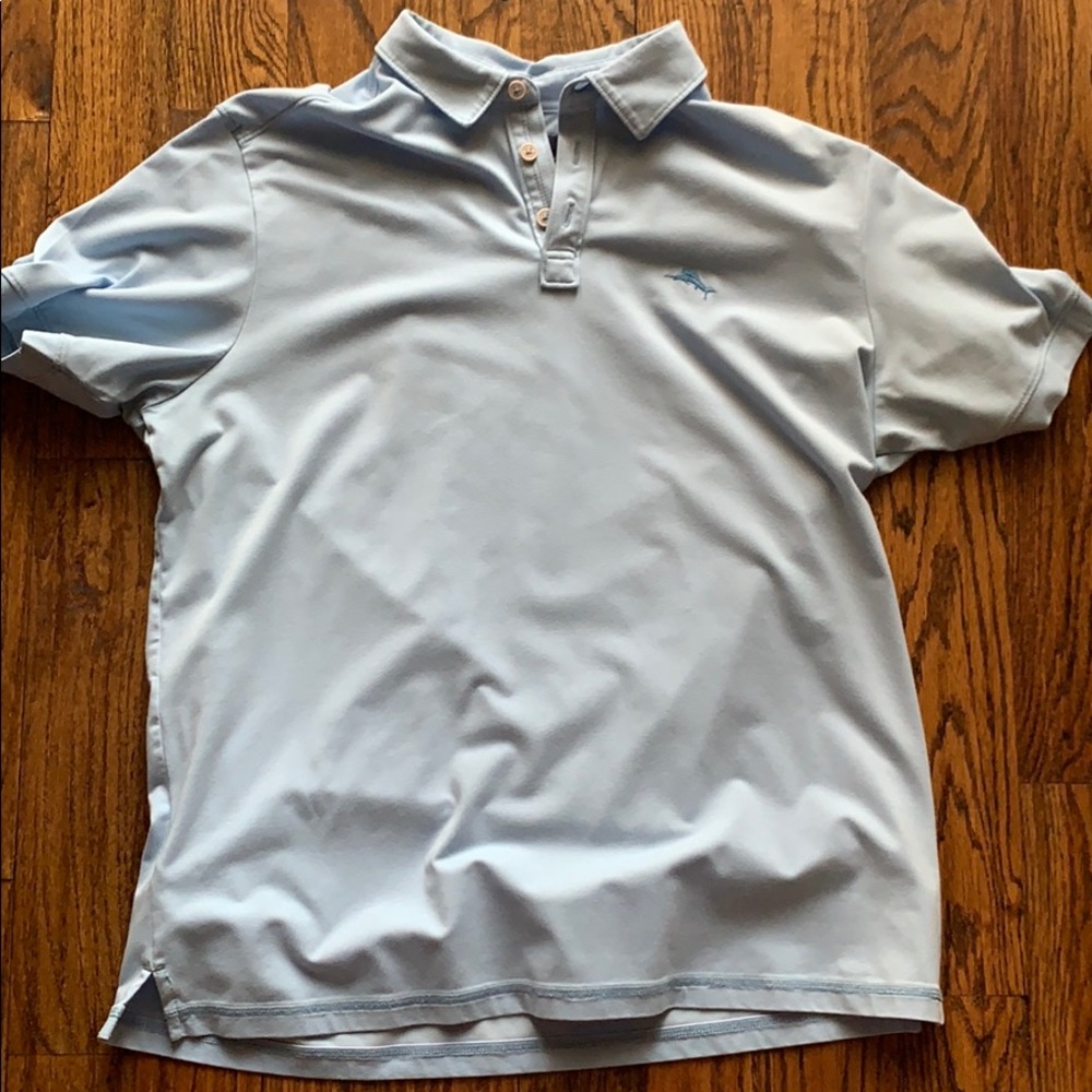 Tommy Bahama Baby Blue Collared Shirt